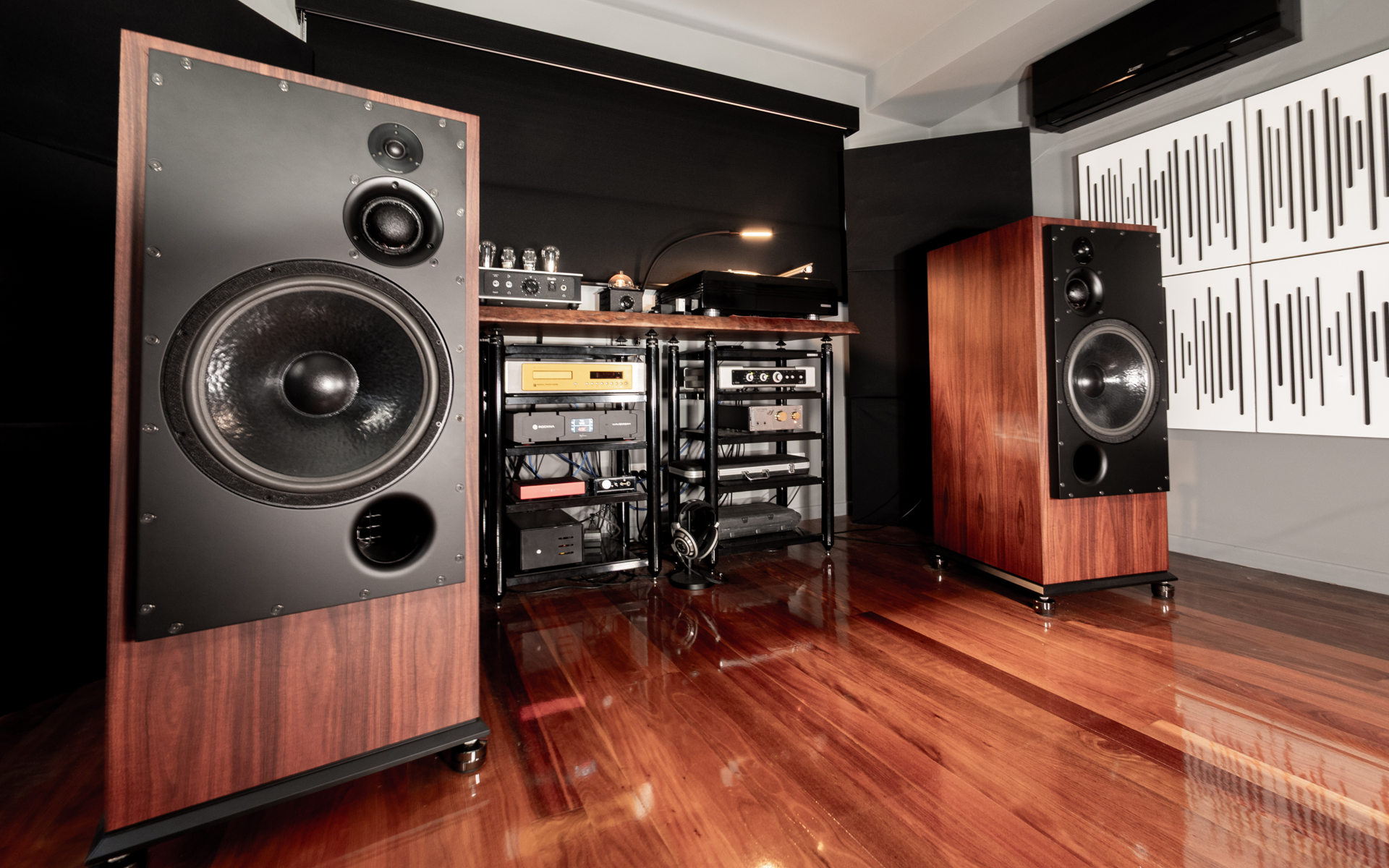 Premium audio equipment setup